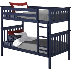Max & Lily Solid Wood Twin Bunk Bed for $619
