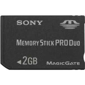 SONY 2GB MS PRO DUO MEMORY for $13