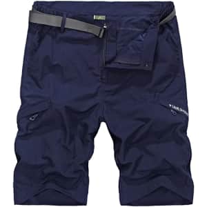 Vcansion Men's Hiking Shorts for $12