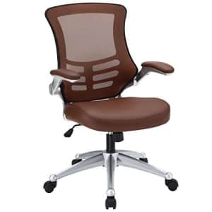 Modway Attainment Mesh Vinyl Modern Office Chair in Tan for $122 Modway Attainment Mesh Vinyl Modern Office Chair in Tan for $122