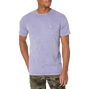 Element Men's Logo Short Sleeve Tee Shirt, Daybreak Mineral Wash EMB, M for $16