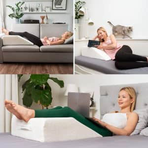 Dreamzie Bamboo Memory Foam Wedge Pillow for $40