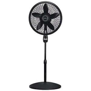 Lasko 1843 18 Remote Control Cyclone Pedestal Fan with Built-in Timer, Black Features Oscillating for $45