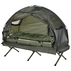 Outsunny Deluxe 4-in-1 Compact Folding Shelter Tent for $115 Outsunny Deluxe 4-in-1 Compact Folding Shelter Tent for $115