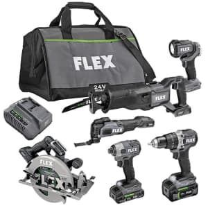 Flex 24V Cordless 6-Tool Combo Kit w/ Soft Case for $499