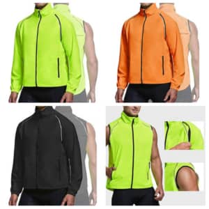Men's Cycling Jacket with Removable Sleeves: 2 for $20 Men's Cycling Jacket with Removable Sleeves: 2 for $20