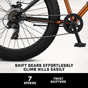 Mongoose Argus ST Adult Fat Tire Mountain Bike, 26-Inch Wheels, Medium 18-Inch Frame, Mechanical for $485