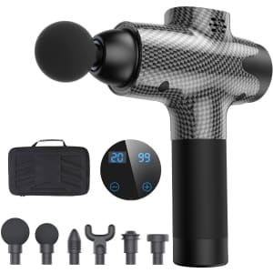 Lesparty Deep Tissue Percussion Massage Gun for $44 Lesparty Deep Tissue Percussion Massage Gun for $44