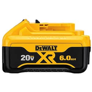 DEWALT 20V MAX Battery, Premium 6.0Ah (DCB206) for $105