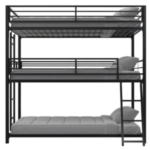 Your Zone June Triple Metal Bunk Bed for $350