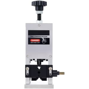 Creworks Manual Wire Stripper Machine for 0.06"-1" Copper Wires. Clip the coupon on the product page and apply coupon code "QU9PSQQZ" for a savings of $20.