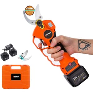 Kebtek 25V Cordless Electric Pruning Shears for $196 Kebtek 25V Cordless Electric Pruning Shears for $196