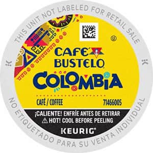 Cafe Bustelo Caf Bustelo 100% Colombian Medium Roast Coffee, 72 Keurig K-Cup Pods for $47 Cafe Bustelo Caf Bustelo 100% Colombian Medium Roast Coffee, 72 Keurig K-Cup Pods for $47