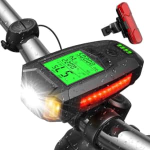 Moobibear Bike Light Set w/ Speedometer & Calorie Counter for $27 Moobibear Bike Light Set w/ Speedometer & Calorie Counter for $27