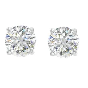 1/3-tcw Diamond Stud Earrings in 14K White Gold for $100 1/3-tcw Diamond Stud Earrings in 14K White Gold for $100
