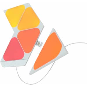 Nanoleaf Shapes Mini Triangles Smarter Kit 5-Pack for $50