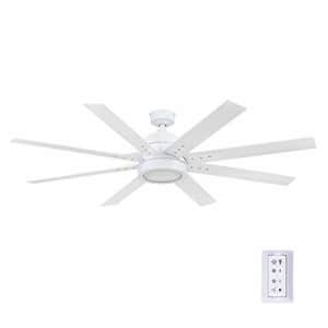Honeywell Ceiling Fans 51628-01 Xerxes Ceiling Fan, 62, Bright White for $192