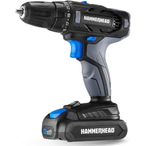 HammerHead 20V 2-Speed Cordless Drill Driver Kit for $37 HammerHead 20V 2-Speed Cordless Drill Driver Kit for $37