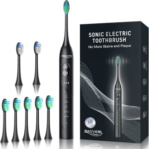 Baoveri Sonic Electric Toothbrush for $21
