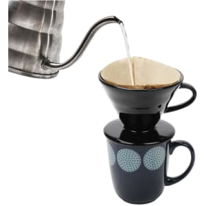 Mind Reader 2-Cup Ceramic Pour-Over Coffee Maker for $14
