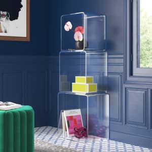 Etta Avenue Cian Plastic Cube Bookcase for $260 Etta Avenue Cian Plastic Cube Bookcase for $260