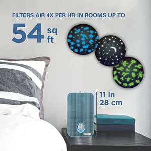 Germ Guardian AC4150BLCA 11 4-in-1 HEPA Filter Air Purifier for Home & Kids Room, Small Rooms, for $75