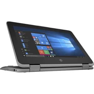 HP ProBook x360 11 G3 EE Touchscreen Notebook PC (N4000, 64GB eMMC, 4GB RAM, WiFi+BT5, Webcam) for $300