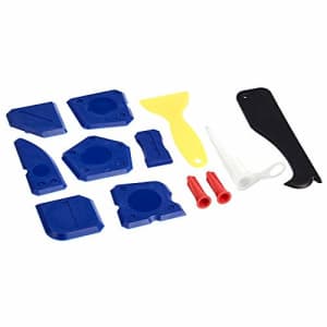 Amazon Basics Caulking Tool Kit with Silicone Sealant Finishing Tools, 12-Pieces for $7 Amazon Basics Caulking Tool Kit with Silicone Sealant Finishing Tools, 12-Pieces for $7