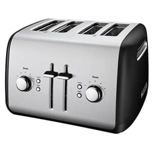 KitchenAid KMT4115OB Toaster with Manual High-Lift Lever, Onyx Black for $69 KitchenAid KMT4115OB Toaster with Manual High-Lift Lever, Onyx Black for $69