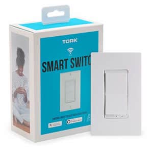 Smithsonian NSi Industries TORK WFIH1 Smart Switch - Indoor Standard Wi-Fi in-Wall Switch - Compatible with for $20 Smithsonian NSi Industries TORK WFIH1 Smart Switch - Indoor Standard Wi-Fi in-Wall Switch - Compatible with for $20