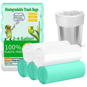 Rightwell 2.6-Gal. Biodegradable Small Garbage Bags for $5