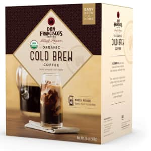 Don Francisco 18-oz. Organic Cold Brew Coffee for $13 via Sub & Save