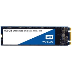 WD 500GB WD Blue 3D NAND Internal SSD for $55 WD 500GB WD Blue 3D NAND Internal SSD for $55