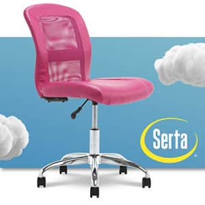 Serta Essential Mesh Low-Back Computer Desk Task Chair with No Arms for Home Office or Conference for $97