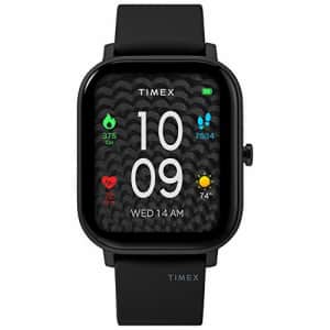 Timex Metropolitan S AMOLED Smartwatch with GPS & Heart Rate 36mm Black with Black Silicone Strap for $179