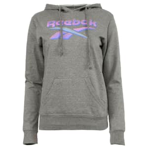 Reebok Women's Vector Super Soft Pullover Hoodie for $10