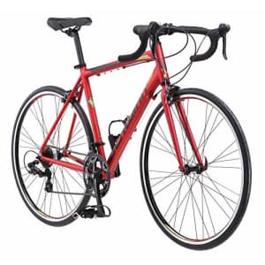 Schwinn Volare 1400 Adult Hybrid Road Bike, 28-inch wheel, aluminum frame, Red for $660