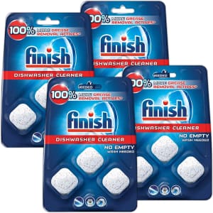 Finish In-Wash Dishwasher Cleaner 12-Pack for $14 via Sub & Save