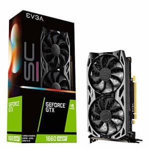 EVGA 06G-P4-1068-KR GeForce GTX 1660 Super Sc Ultra Gaming, 6GB GDDR6, Dual Fan, Metal Backplate for $227 EVGA 06G-P4-1068-KR GeForce GTX 1660 Super Sc Ultra Gaming, 6GB GDDR6, Dual Fan, Metal Backplate for $227