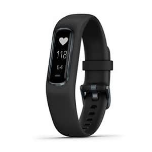 Garmin vivosmart 4, Activity and Fitness Tracker w/ Pulse Ox and Heart Rate Monitor, Black, Large for $100