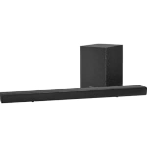 Insignia 2.1-Channel 80W Soundbar System with Wireless Subwoofer for $70