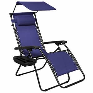 Best Choice Products Folding Zero Gravity Outdoor Recliner Patio Lounge Chair w/Adjustable Canopy for $90 Best Choice Products Folding Zero Gravity Outdoor Recliner Patio Lounge Chair w/Adjustable Canopy for $90