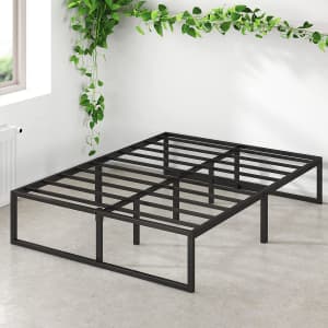 Zinus Lorelai 14" Metal Platform Twin Bed Frame for $88