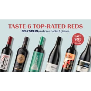 Laithwaites Wine Club: 6 + 2 Bottles of Wine w/ 2 Glasses for $50 Laithwaites Wine Club: 6 + 2 Bottles of Wine w/ 2 Glasses for $50
