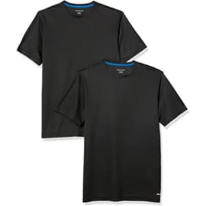 Amazon Essentials Men's Performance T-Shirt 2-Pack for $17