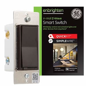 GE Enbrighten Z-Wave Plus Smart Light Switch with QuickFit and SimpleWire, Works with Alexa, Google for $75