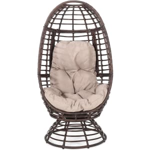 Christopher Knight Home Frances Outdoor Wicker Swivel Egg Chair for $487 Christopher Knight Home Frances Outdoor Wicker Swivel Egg Chair for $487