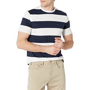Tommy Hilfiger Men's Short Sleeve Graphic T Shirt, Sky Captain_pt, X-Small for $18 Tommy Hilfiger Men's Short Sleeve Graphic T Shirt, Sky Captain_pt, X-Small for $18