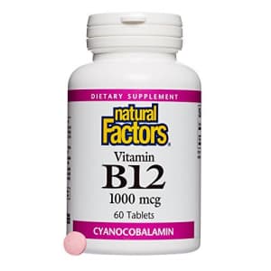Natural Factors, Vitamin B12 Cyanocobalamin 1000 mcg, Supports Energy and Red Blood Cell for $22