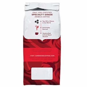 Cameron's Coffee Roasted Ground Coffee Bag, Flavored, Decaf Vanilla Hazelnut, 10 Ounce for $14
